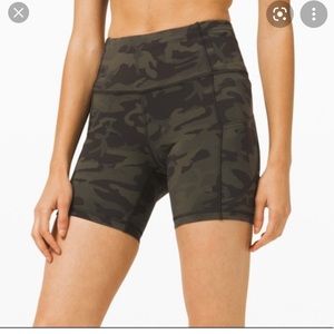 Lululemon Camo Align 6” Biker Short